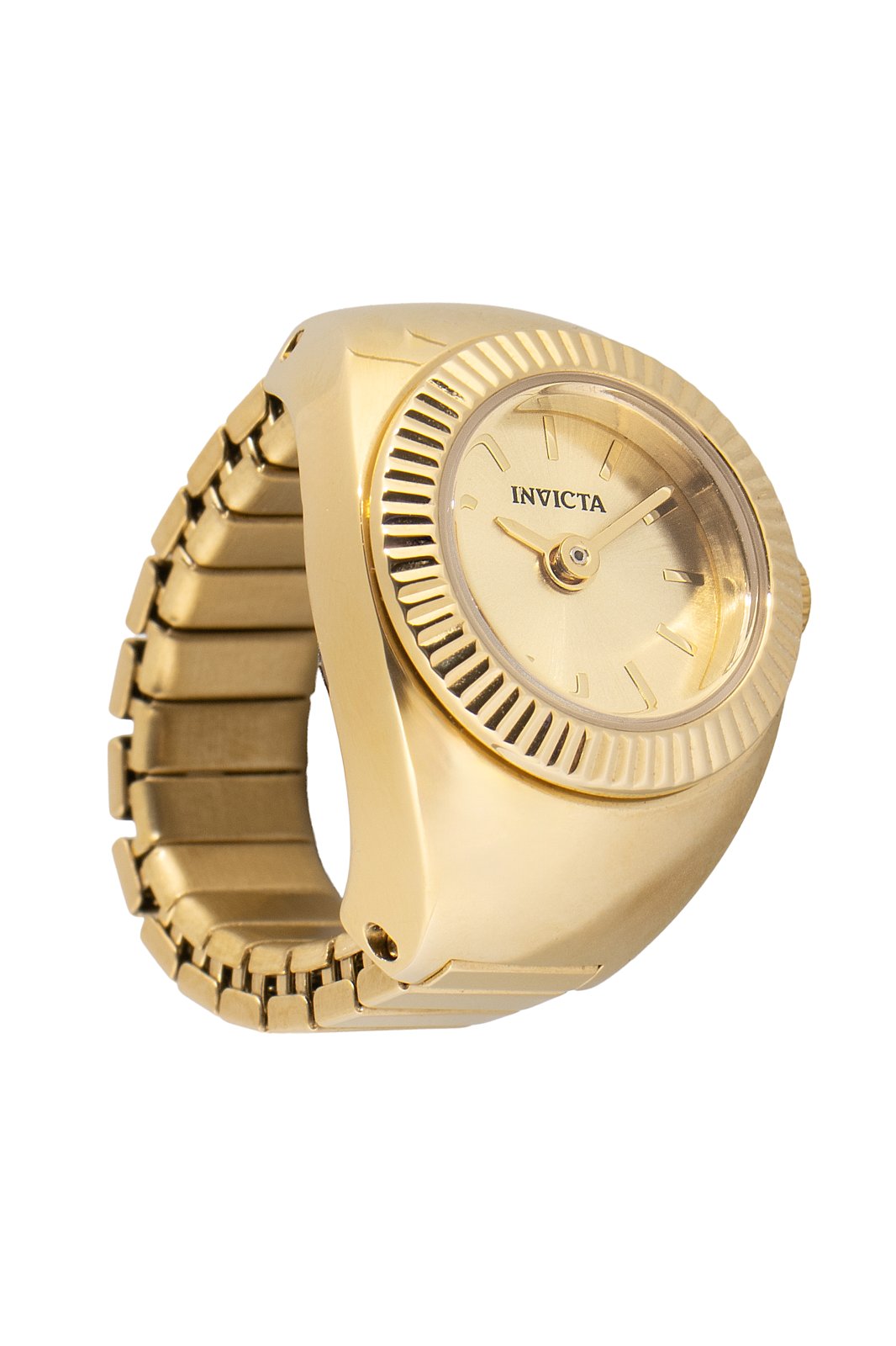 Invicta Mini 48947 Relógio Feminino - Movimento de Quartzo - Aço Inoxidável com Mostrador Dourado - 17 mm
