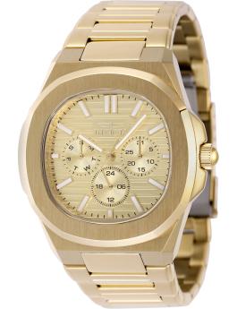 Invicta Speedway 48525 Orologio da Uomo - Movimento al Quarzo - Acciaio Inossidabile con Quadrante Dorato - 41 mm