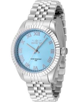 Invicta Specialty 48902 Damen Uhr - Quartz Bewegung - Edelstahl mit Blauem Zifferblatt - 36 mm