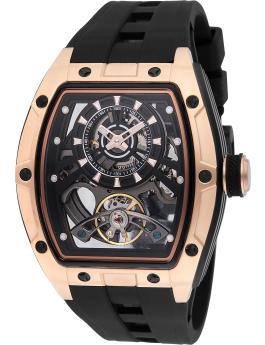 Invicta S1 Rally 49037 Herrenuhr - Automatisches Uhrwerk - Edelstahl mit schwarzem Zifferblatt - 44 mm