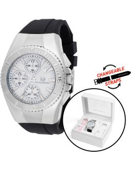 TechnoMarine Cruise TM-124032 Dameshorloge - Quartz Uurwerk - Roestvrij Staal met Witte Wijzerplaat - 38 mm