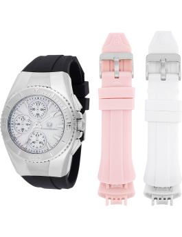 TechnoMarine Cruise TM-124032 Damen Uhr - Quartz Bewegung - Edelstahl mit Weißem Zifferblatt - 38 mm