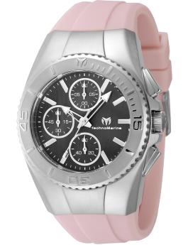 TechnoMarine Cruise TM-124033 Damen Uhr - Quartz Bewegung - Edelstahl mit Schwarzem Zifferblatt - 38 mm