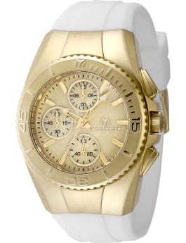 TechnoMarine Cruise TM-124035 Dameshorloge - Quartz Uurwerk - Roestvrij Staal met Gouden Wijzerplaat - 38 mm