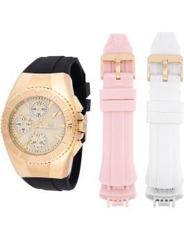 TechnoMarine Cruise TM-124035 Women's Watch - Quartz Movement - Stainless Steel with Gold Dial - 38 mm