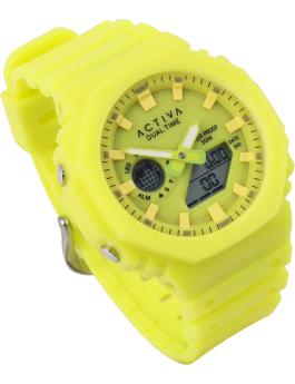 Activa Digital ACW423-006 Reloj para hombre - Movimiento de cuarzo - Plástico con esfera amarilla - 45 mm