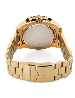 Invicta Bolt 48867 Reloj para Hombre - Movimiento de Cuarzo - Acero Inoxidable con Esfera Negra - 52 mm