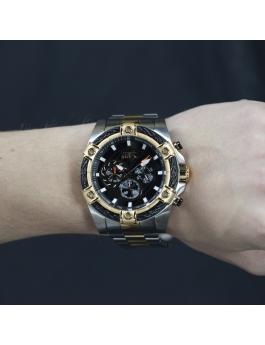 Invicta Bolt 48868 Relógio Masculino - Movimento Quartz - Aço Inoxidável com Mostrador Preto - 52 mm