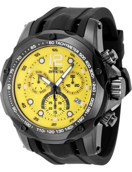 Invicta Speedway 48908 Relógio Masculino - Movimento de Quartzo - Aço Inoxidável com Mostrador Amarelo - 51 mm