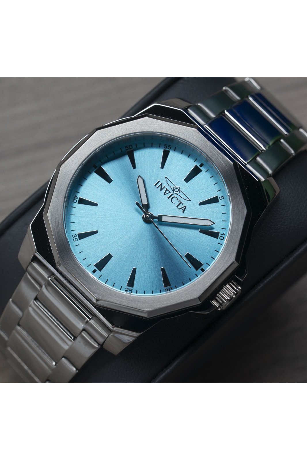 Invicta Speedway 48912 Relógio Masculino - Movimento de Quartzo - Aço Inoxidável com Mostrador Azul - 42 mm