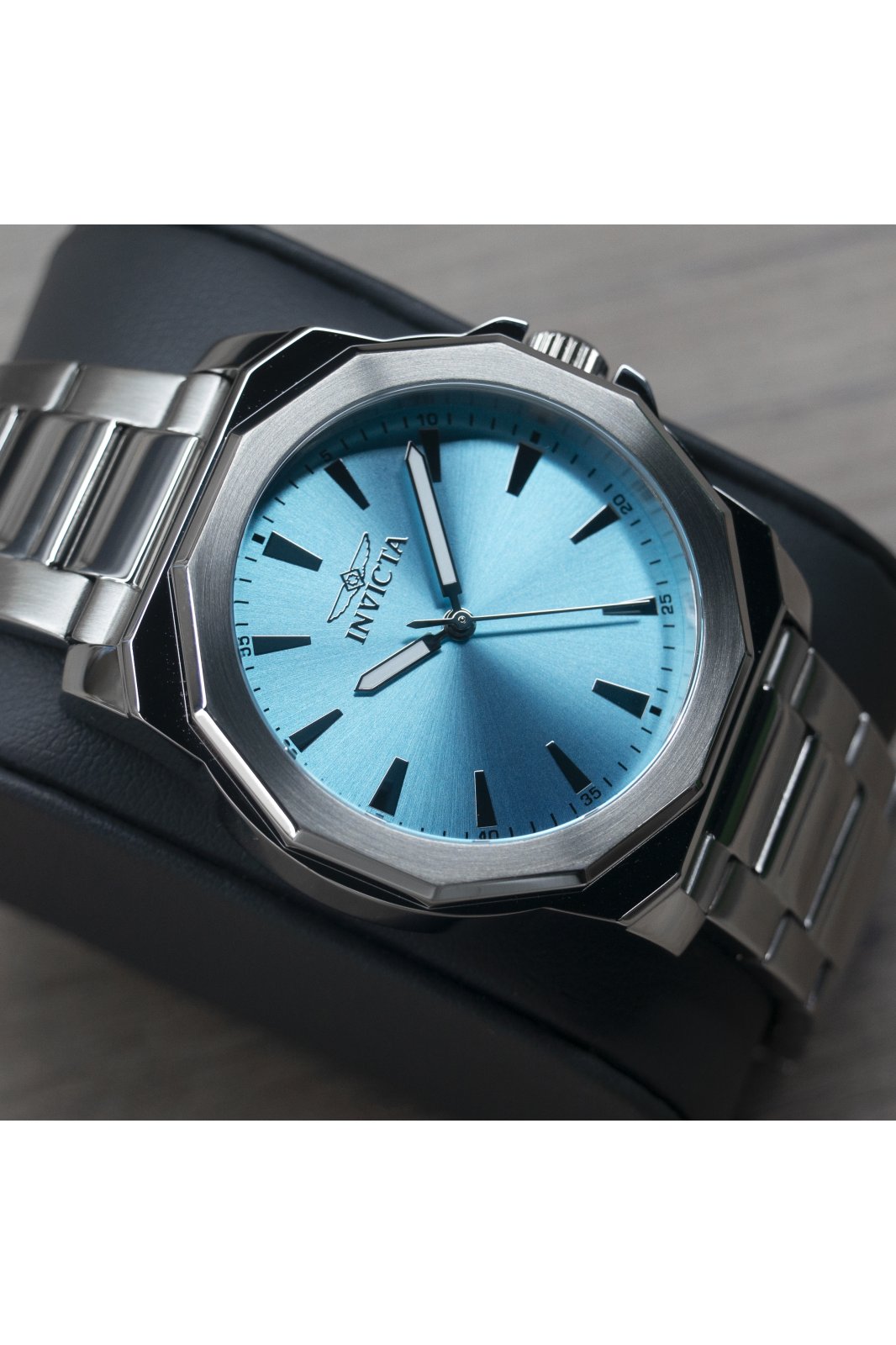 Invicta Speedway 48912 Relógio Masculino - Movimento de Quartzo - Aço Inoxidável com Mostrador Azul - 42 mm