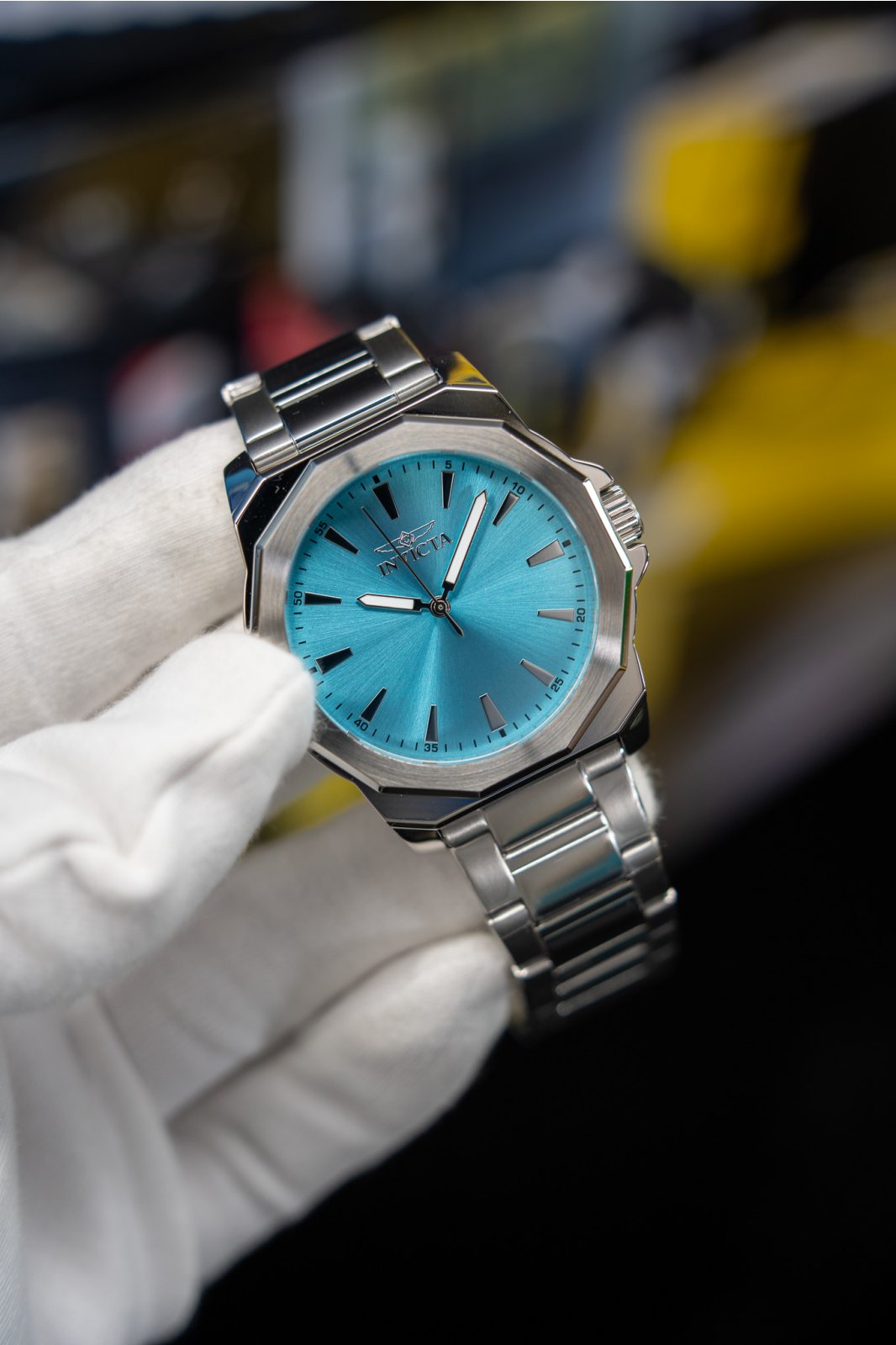 Invicta Speedway 48912 Relógio Masculino - Movimento de Quartzo - Aço Inoxidável com Mostrador Azul - 42 mm