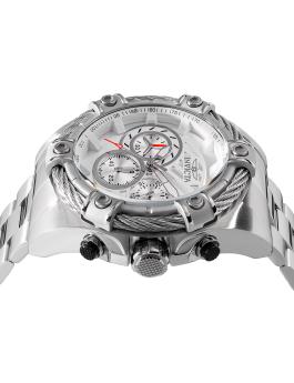 Invicta Bolt 48864 Relógio Masculino - Movimento de Quartzo - Aço Inoxidável com Mostrador Prateado - 52 mm