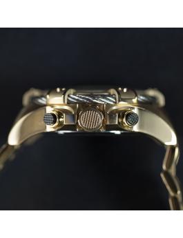Invicta Bolt 48866 Reloj de Hombre - Movimiento de Cuarzo - Acero Inoxidable con Esfera Dorada - 52 mm