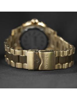 Invicta Bolt 48866 Reloj de Hombre - Movimiento de Cuarzo - Acero Inoxidable con Esfera Dorada - 52 mm