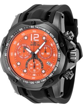 Invicta Speedway 48909 Relógio Masculino - Movimento de Quartzo - Aço Inoxidável com Mostrador Laranja - 51 mm
