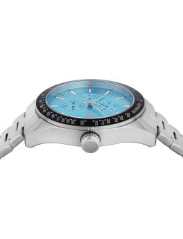 Invicta Aviator 48859 Reloj de Hombre - Movimiento de Cuarzo - Acero Inoxidable con Esfera Azul - 45 mm