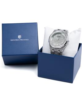 Montres Prestige Classic MPW-0134 Relógio Masculino - Movimento Quartz - Metal com Mostrador Prateado - 42 mm