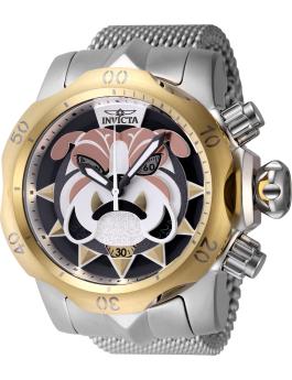 Invicta Venom 48170 Reloj para Hombre - Movimiento de Cuarzo - Acero Inoxidable con Esfera Marrón - 54 mm