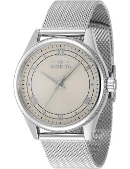 Invicta Celestial 48486 Orologio da Donna - Movimento al Quarzo - Acciaio Inossidabile con Quadrante Bianco - 36 mm
