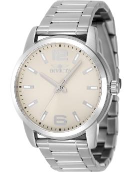 Invicta Celestial 48492 Reloj de Hombre - Movimiento de Cuarzo - Acero Inoxidable con Esfera Blanca - 43 mm