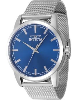 Invicta Celestial 48502 Relógio Masculino - Movimento Quartz - Aço Inoxidável com Mostrador Azul - 43 mm