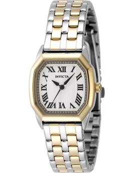 Invicta Wildflower 48958 Orologio da Donna - Movimento al Quarzo - Acciaio Inossidabile con Quadrante Argento - 27 mm