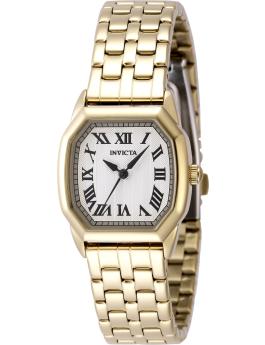 Invicta Wildflower 48959 Orologio da Donna - Movimento al Quarzo - Acciaio Inossidabile con Quadrante Argento - 27 mm