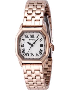 Invicta Wildflower 48960 Orologio da Donna - Movimento al Quarzo - Acciaio Inossidabile con Quadrante Argento - 27 mm
