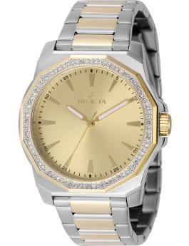 Invicta Speedway 49106 Men's Watch - Quartz Movement - Stainless Steel with Gold Dial - 42 mm