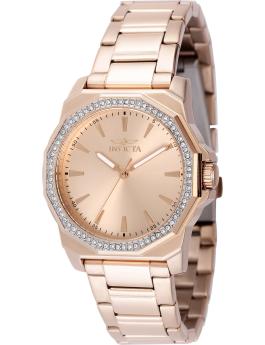 Invicta Speedway 49115 Orologio da Donna - Movimento al Quarzo - Acciaio Inossidabile con Quadrante Oro Rosa - 34 mm