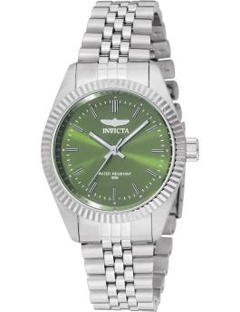Invicta Specialty 49217 Relógio Feminino - Movimento de Quartzo - Aço Inoxidável com Mostrador Verde - 36 mm