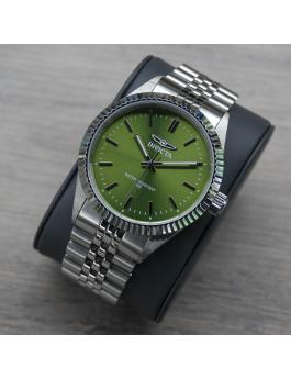 Invicta Specialty 49313 Men's Watch - Quartz Movement - Stainless Steel with Green Dial - 43 mm