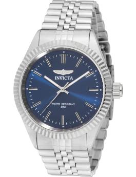 Invicta Specialty 49314 Men's Watch - Quartz Movement - Stainless Steel with Blue Dial - 43 mm