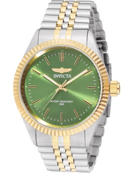 Invicta Specialty 49315 Men's Watch - Quartz Movement - Stainless Steel with Green Dial - 43 mm