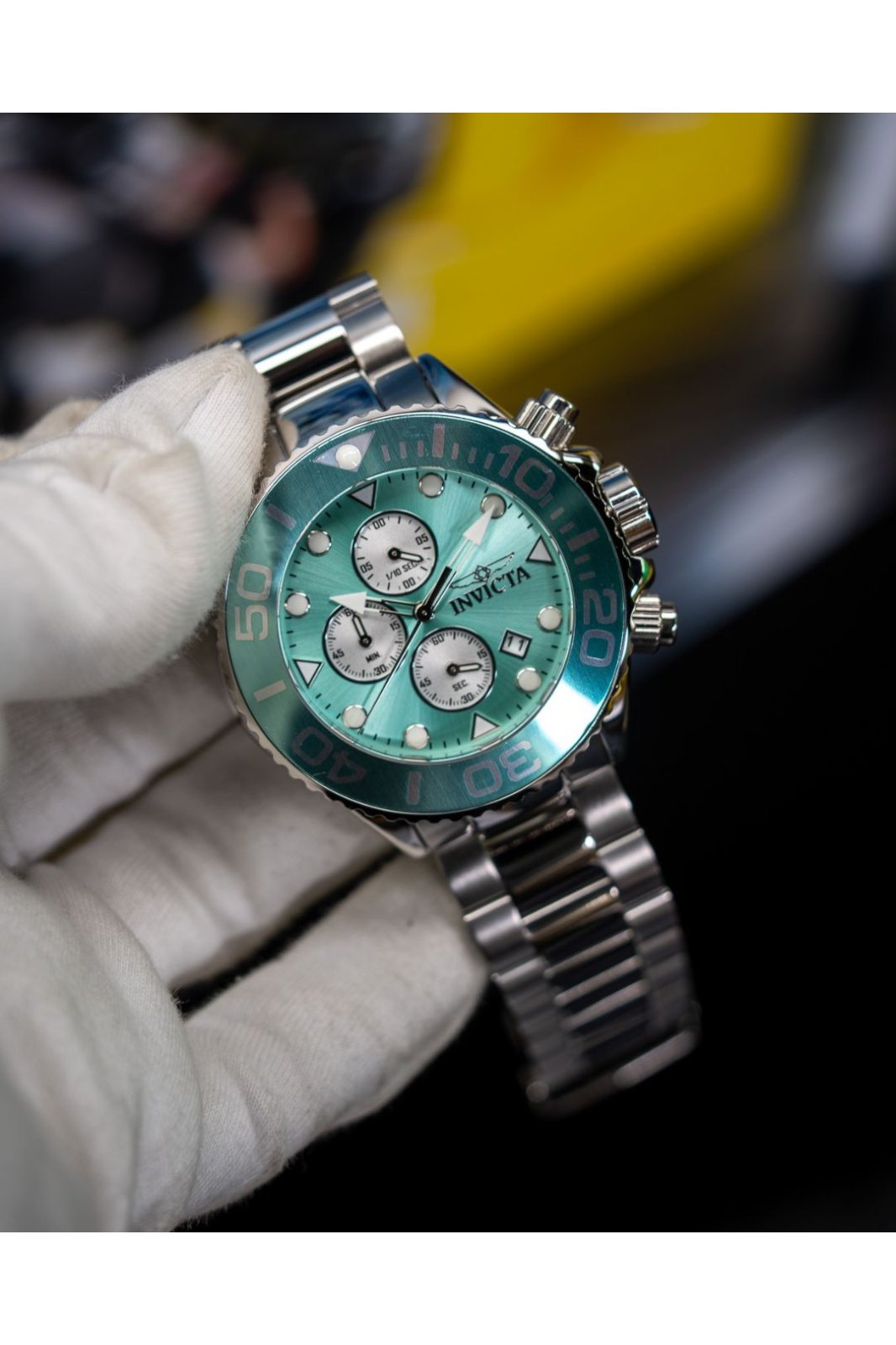 Invicta Grand Diver 48583 Orologio da Uomo - Movimento al Quarzo - Acciaio Inossidabile con Quadrante Blu - 52 mm