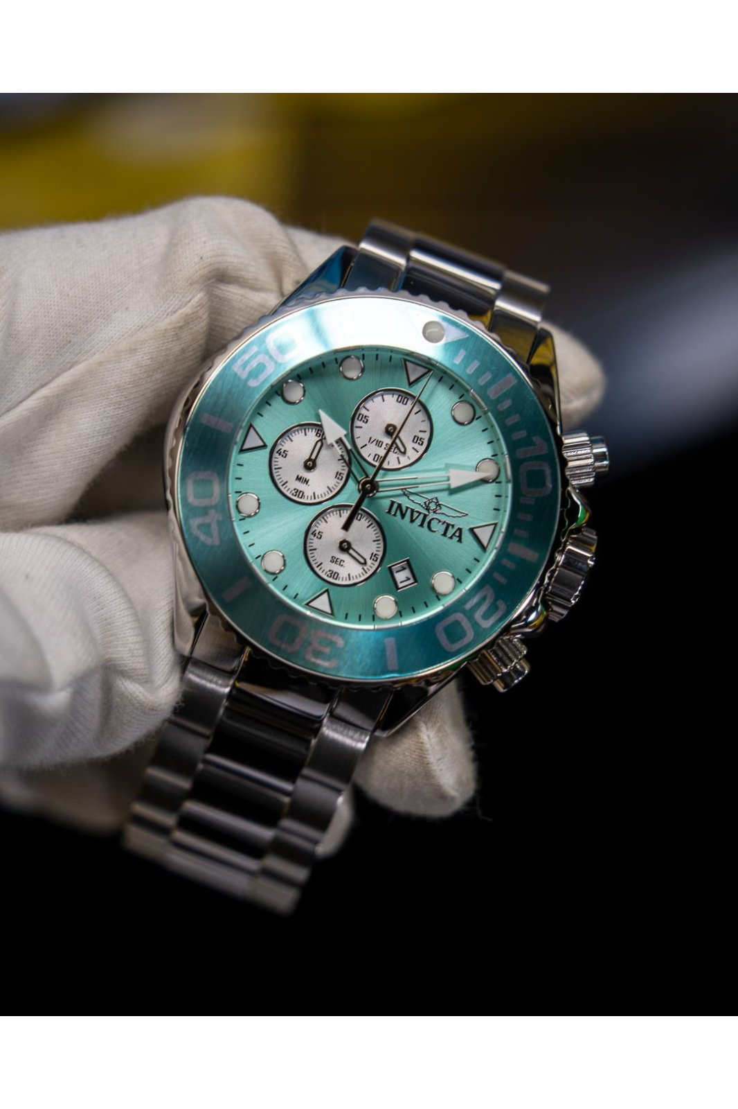 Invicta Grand Diver 48583 Orologio da Uomo - Movimento al Quarzo - Acciaio Inossidabile con Quadrante Blu - 52 mm