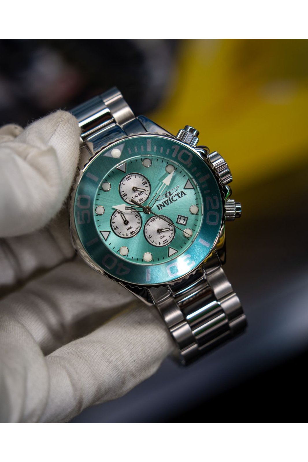Invicta Grand Diver 48583 Orologio da Uomo - Movimento al Quarzo - Acciaio Inossidabile con Quadrante Blu - 52 mm