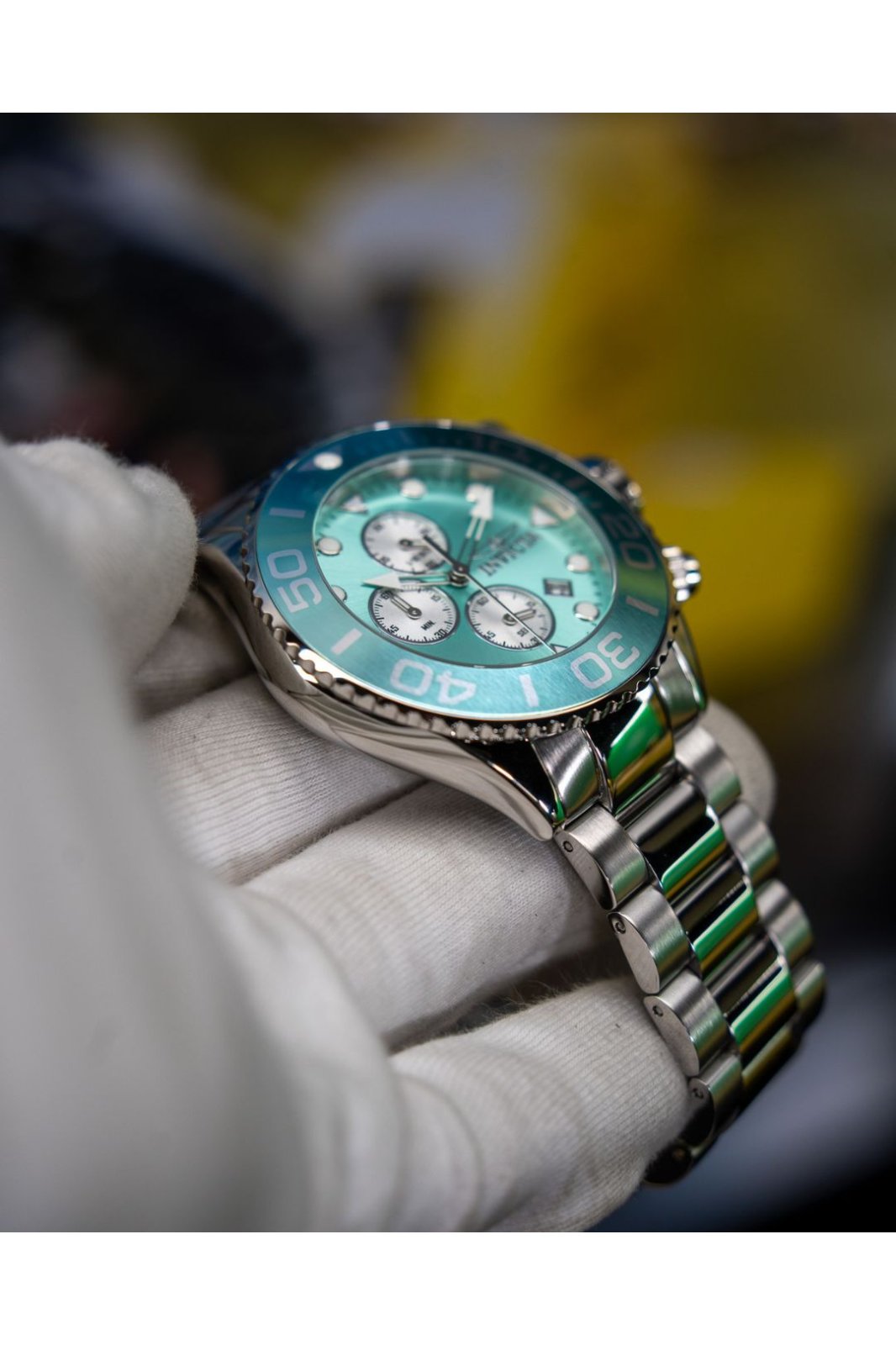 Invicta Grand Diver 48583 Orologio da Uomo - Movimento al Quarzo - Acciaio Inossidabile con Quadrante Blu - 52 mm