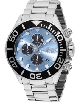 Invicta Grand Diver 48584 Relógio Masculino - Movimento de Quartzo - Aço Inoxidável com Mostrador Azul - 52 mm