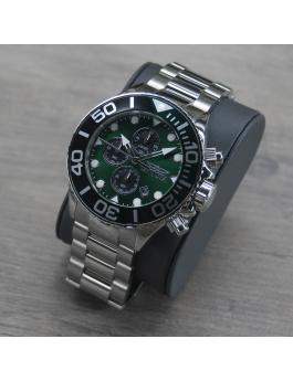 Invicta Grand Diver 48586 Orologio da Uomo - Movimento al Quarzo - Acciaio Inossidabile con Quadrante Verde - 52 mm