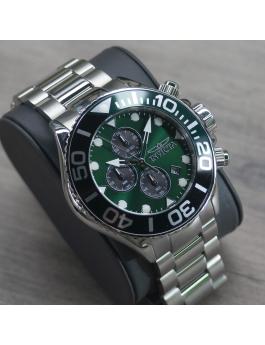 Invicta Grand Diver 48586 Orologio da Uomo - Movimento al Quarzo - Acciaio Inossidabile con Quadrante Verde - 52 mm