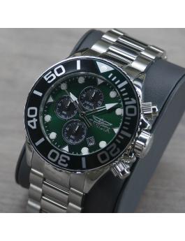 Invicta Grand Diver 48586 Orologio da Uomo - Movimento al Quarzo - Acciaio Inossidabile con Quadrante Verde - 52 mm