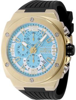 Invicta Racing 48882 Men's Watch - Quartz Movement - Stainless Steel with Blue Dial - 47 mm