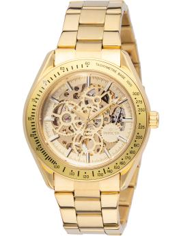 Invicta Objet D Art 49501 Orologio da Uomo - Movimento Automatico - Acciaio Inossidabile con Quadrante Dorato - 43 mm