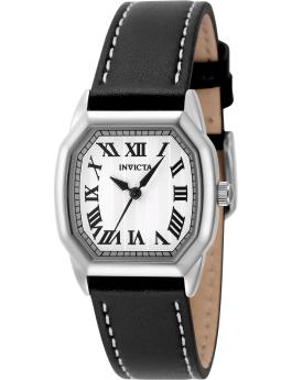 Invicta Wildflower 48961 Damenarmbanduhr - Quartz Bewegung - Edelstahl mit Silbernem Zifferblatt - 27 mm