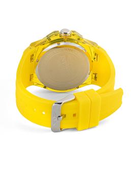 Invicta Racing 48802 Men's Watch - Quartz Movement - Plastic with Yellow Dial - 46 mm