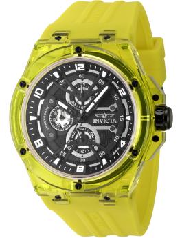Invicta Racing 48811 Relógio Masculino - Movimento Quartz - Plástico com Mostrador Preto - 46 mm