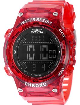 Reloj Invicta Digital Cronógrafo Rojo Sport