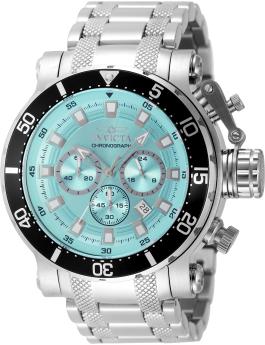 Invicta Coalition Forces 49091 Orologio da Uomo - Movimento al Quarzo - Acciaio Inossidabile con Quadrante Blu - 52 mm